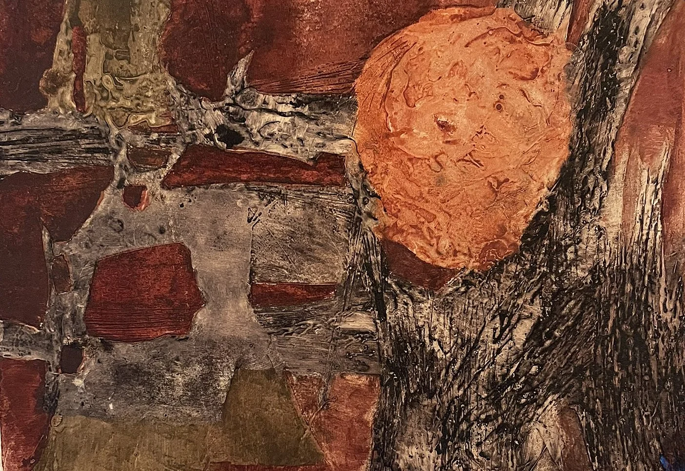  #G-51- Revolt Of
The Mechanical Life 

 

 MEDIUM  : Carborundum Collagraph

 

 DIMENSIONS  : 10" X 14"

 

 PRICE  : $250