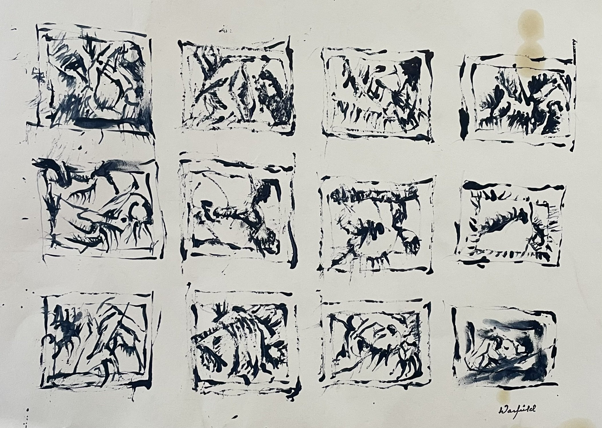  Studies In Form 

 

 MEDIUM  : Monoprint

 

 DIMENSIONS  : 14" X 20"

 

 PRICE  : $450