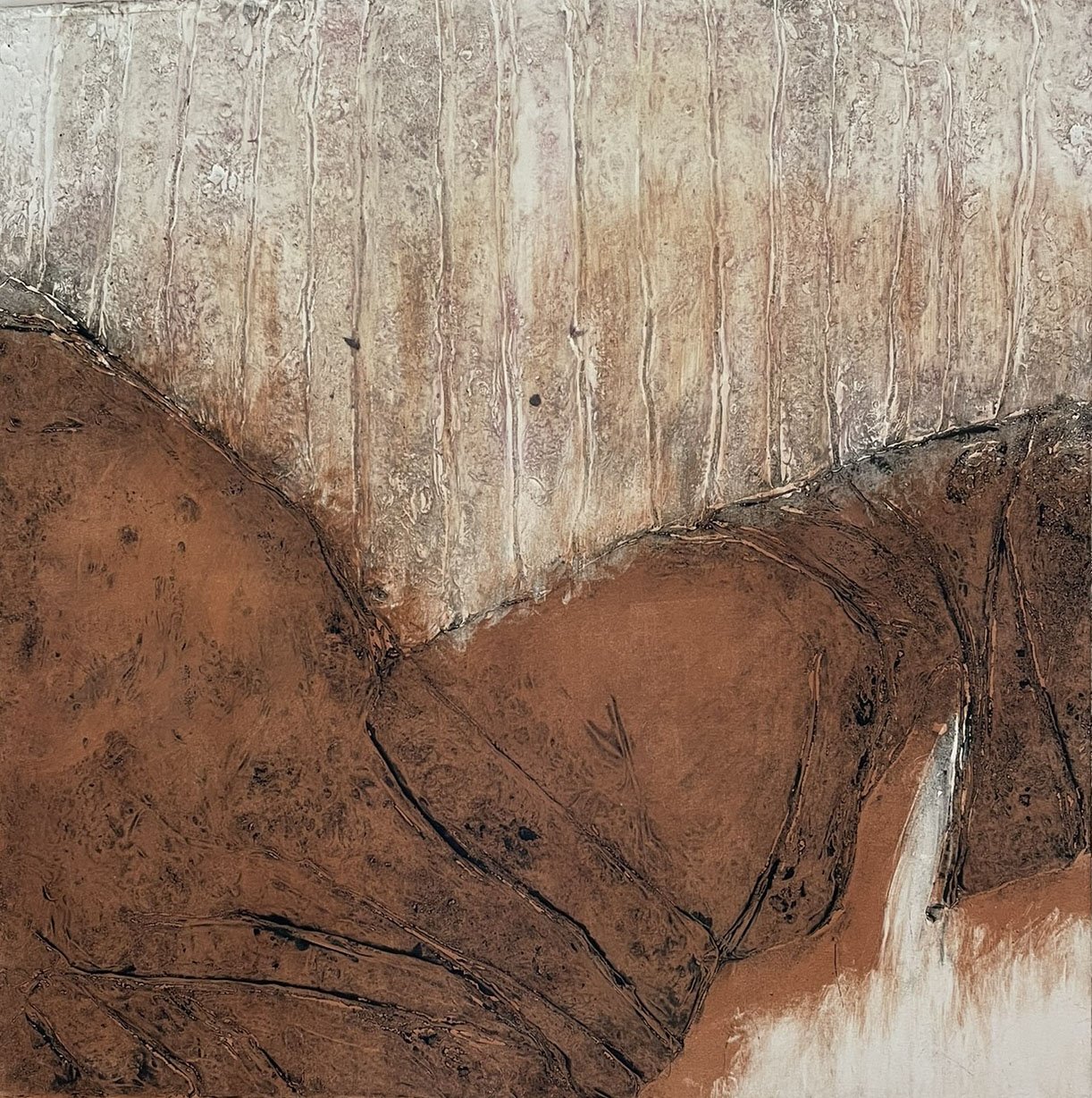  #A-1 

 

 MEDIUM  : Carborundum Collagraph

 

 DIMENSIONS  : 17 3/4" X 18"

 

 PRICE  : $650
