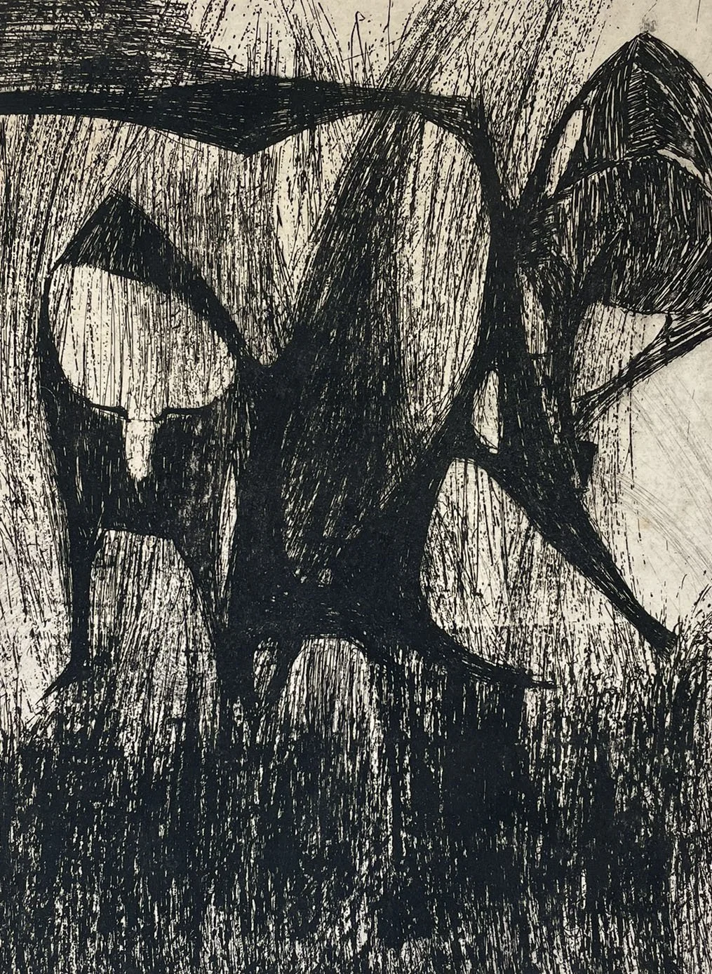  Untitled #10 

 

 MEDIUM  : Carborundum Collagraph 

 

 DIMENSIONS  : 12" X 9"

 

 PRICE  : $350
