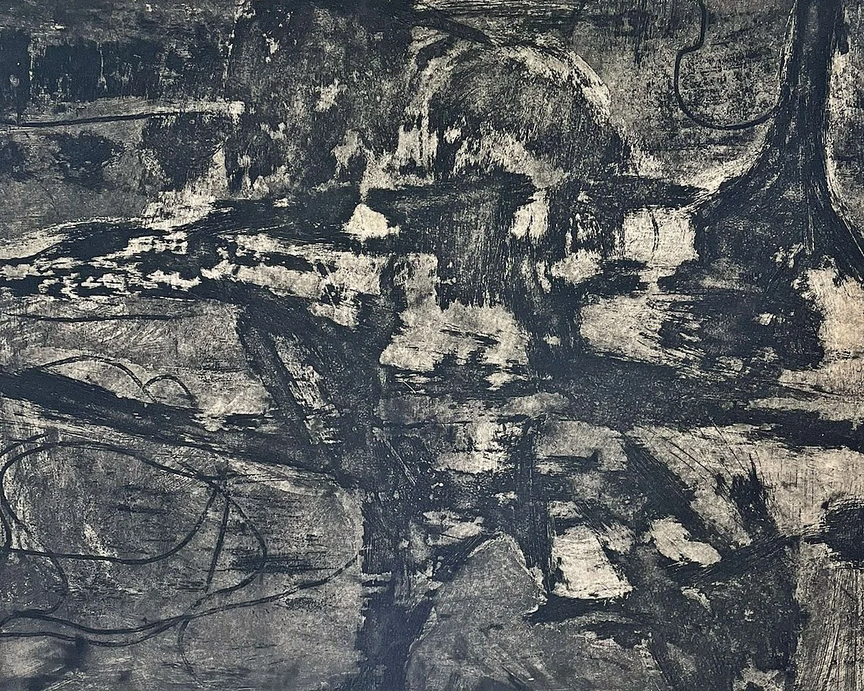 Untitled #11 

 

 MEDIUM  : Carborundum Collagraph 

 

 DIMENSIONS  : 16" X 20"

 

 PRICE  : $550