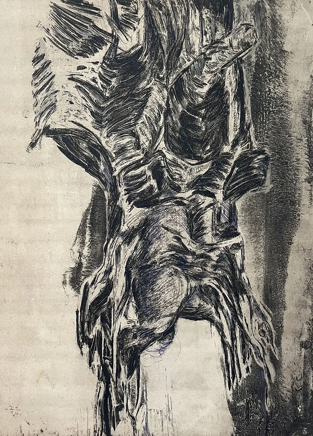  #M-32 

 

 MEDIUM  : Carborundum Collagraph

 

 DIMENSIONS  : 24" X 17 1/2"

 

 PRICE  : $550