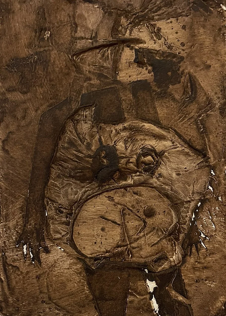  Birth II 

 

 MEDIUM  : Carborundum Collagraph

 

 DIMENSIONS  : 6 1/2" X 4 1/2"

 

 PRICE  : $300