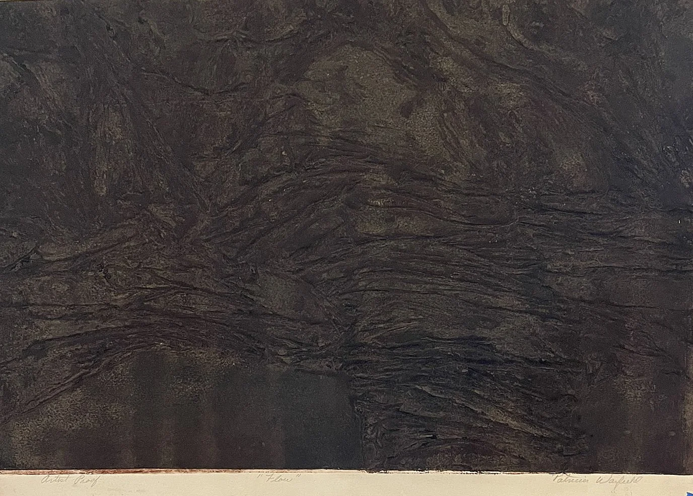  Flow 

 

 MEDIUM  : Carborundum Collagraph

 

 DIMENSIONS  : 14" X 21"

 

 PRICE  : $500