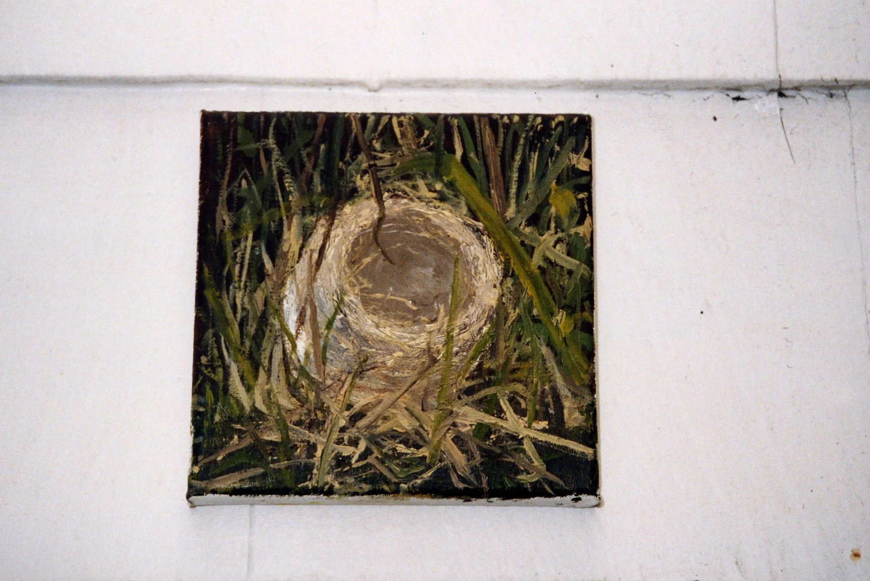  TOPIC  : SMALL CARDINAL NEST

 

 MEDIA  : OIL

 

 SIZE  : 8 X 8"

 

 PRICE  : PRIVATE COLLECTION 