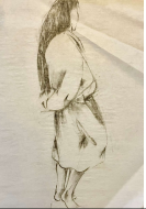  Woman Robed 
 
 MEDIA  : Charcoal
 
 SIZE  : 24" X 18"
 
 PRICE  : $ 375