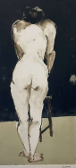  Woman Standing Backside View- #1 
 
 MEDIA  : Monoprint
 
 SIZE  : 24" X 11"
 
 PRICE  : $ 350