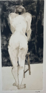 Woman Standing Backside View- #3
 
 
 MEDIA  : Monoprint
 
 SIZE  : 24" X 11"
 
 PRICE  : $ 350