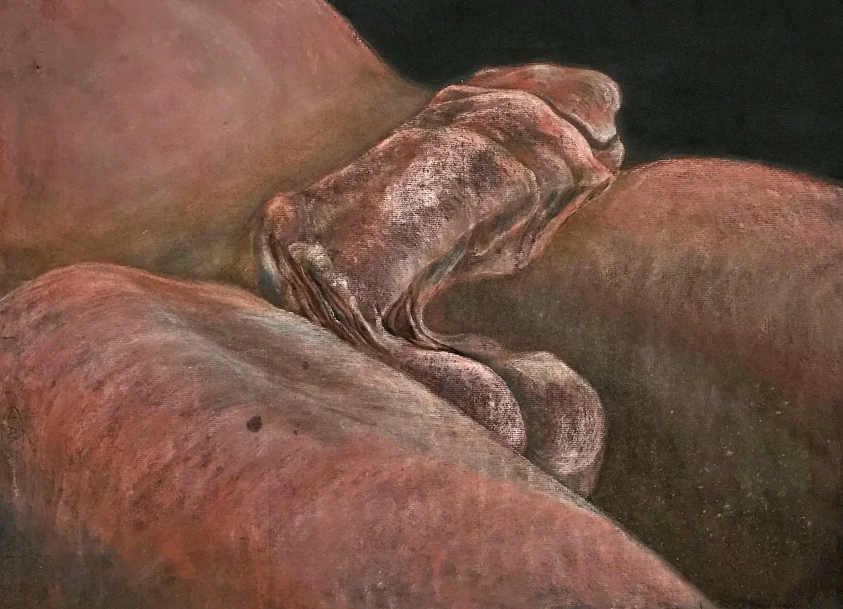  Penis Study #2 

 

 MEDIA  : Pastel

 

 SIZE  : 16" X 20"

 

 PRICE  : PRIVATE
COLLECTION