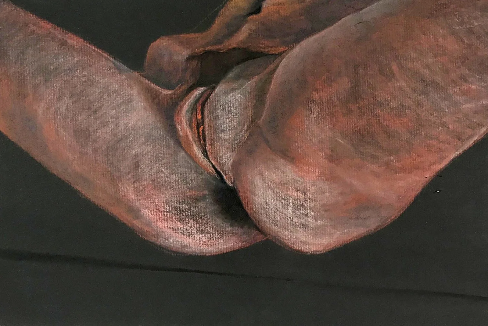  Vagina Study 

 

 MEDIA  : Pastel

 

 SIZE  : 16" X 20"

 

 PRICE  :  COLLECTION OF
HARRY
MOHNEY'S
EROTIC
HERITAGE
MUSEUM, LAS
VEGAS, NV 
