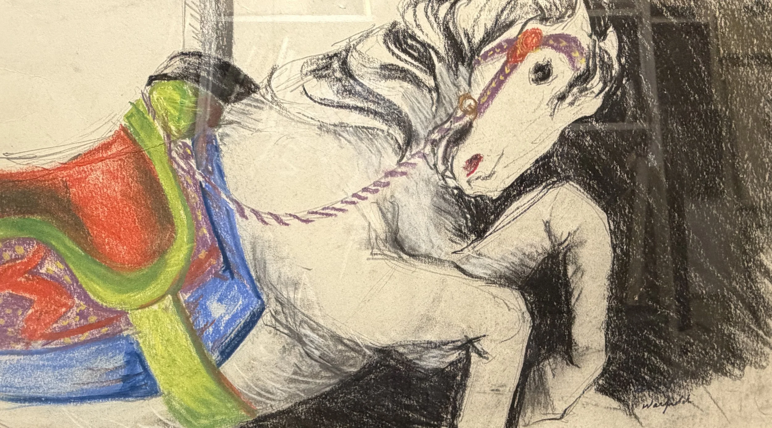 Leaping 

 

 MEDIUM  : Pastel

 

 DIMENSIONS  : 12" X 21"

 

 PRICE  : $185