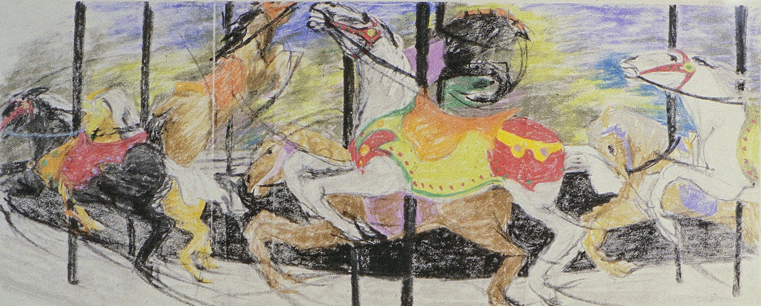  Take A Ride 

 

 MEDIUM  : Pastel On Canvas 

 

 DIMENSIONS  : 20" X 26"
"
 

 PRICE  : PRIVATE COLLECTION