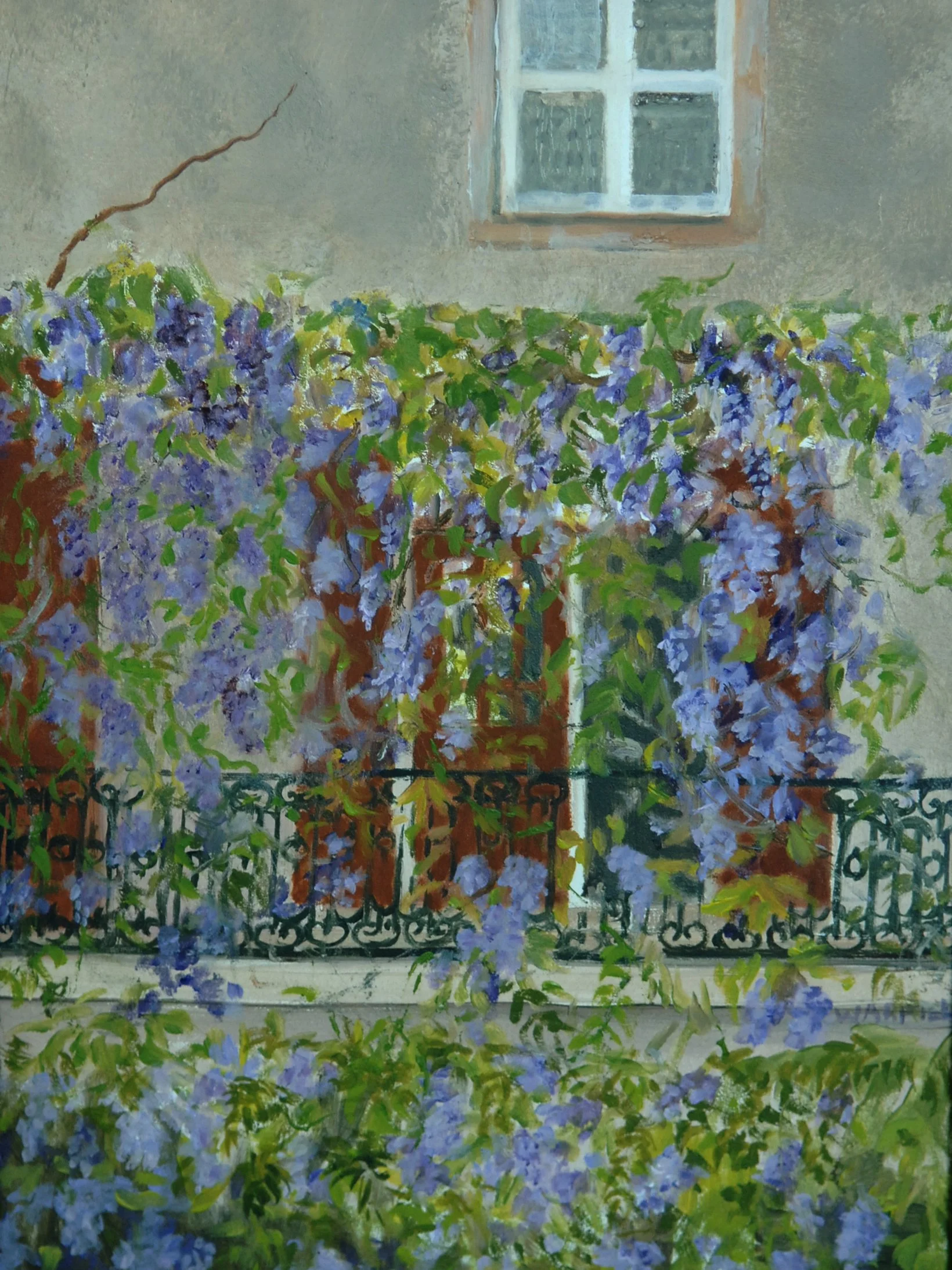 TOPIC  : France

 

 PAINTING  : Wisteria Balcony, Cordes Du Ciel, France

 

 MEDIA  : Oil On Canvas

 

 SIZE  : 9" X 12"

 

 PRICE  : $950
