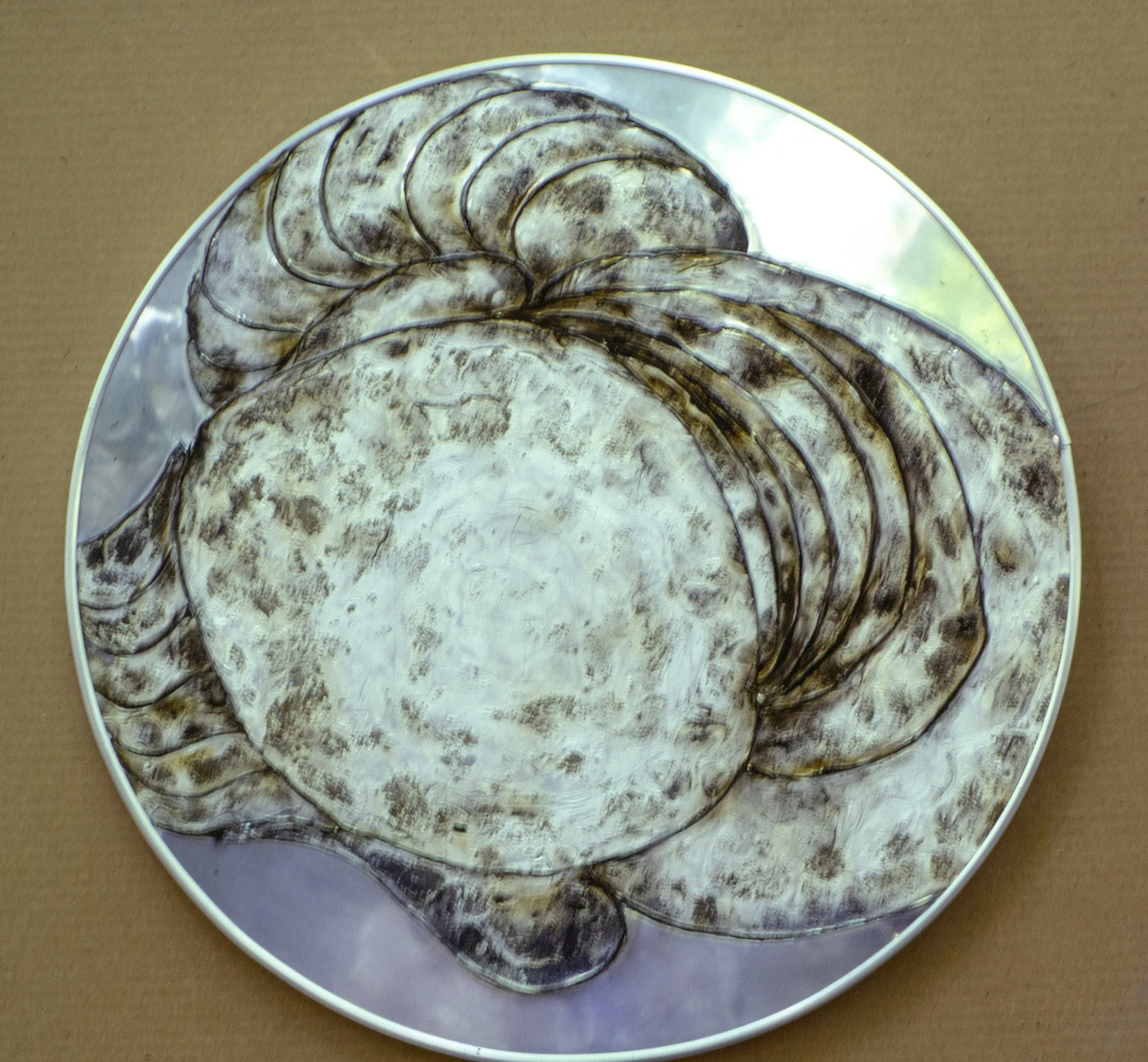  Emulsion 

 

 MEDIA  : Mylar

 

 SIZE  : 24"D
 

 PRICE  : PRIVATE COLLECTION 