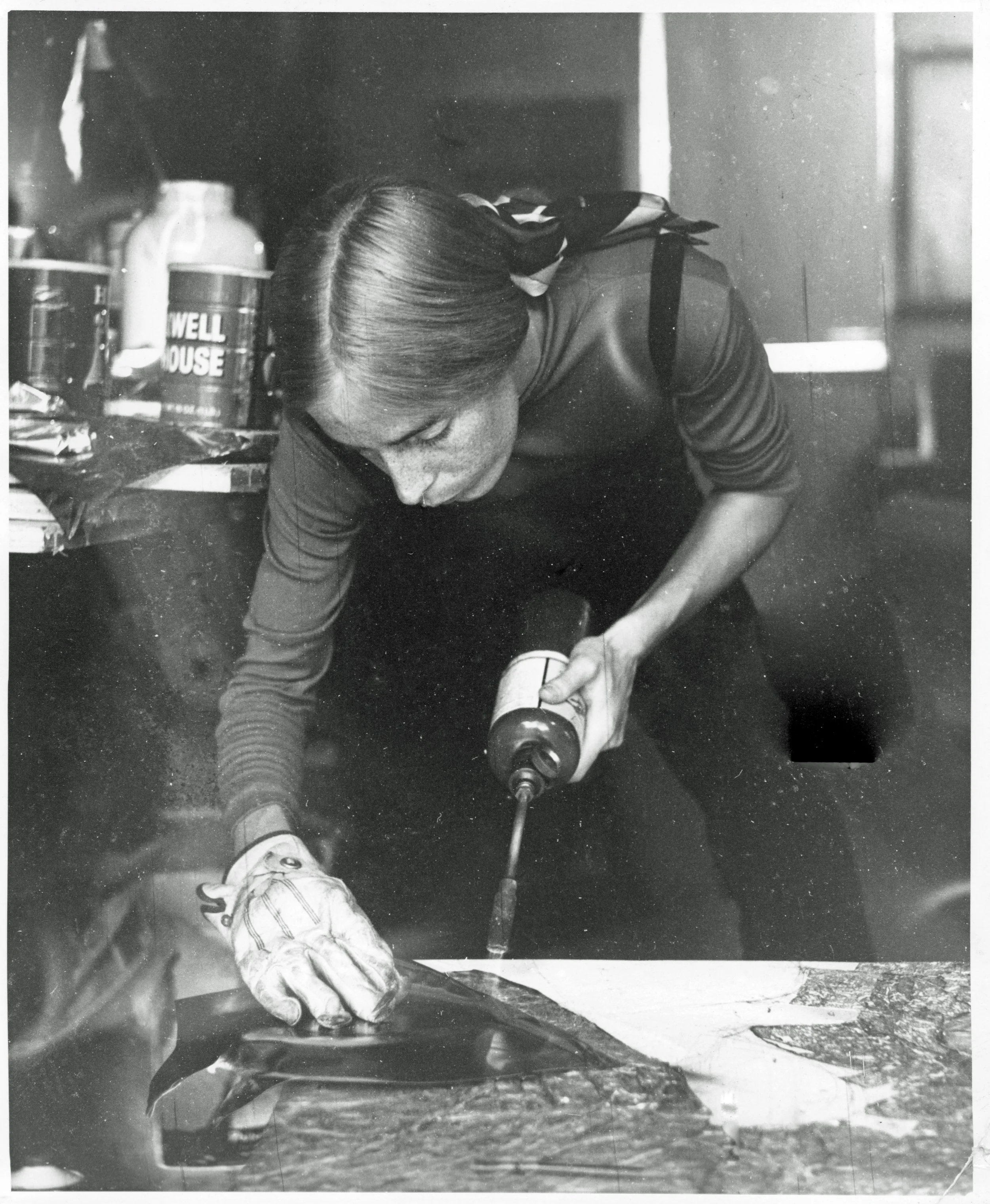  MEDIA  :Artist Melting Mylar Sheets With A Torch