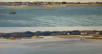  TOPIC  : Shelter Harbor, RI

 

 PAINTING  : Rythyms Of Quonnie Pond, Quonochontaug Pond, Westerly, Ri

 

 MEDIA  : Oil

 

 SIZE  : 19" X 35"

 

 PRICE  : $3,500
