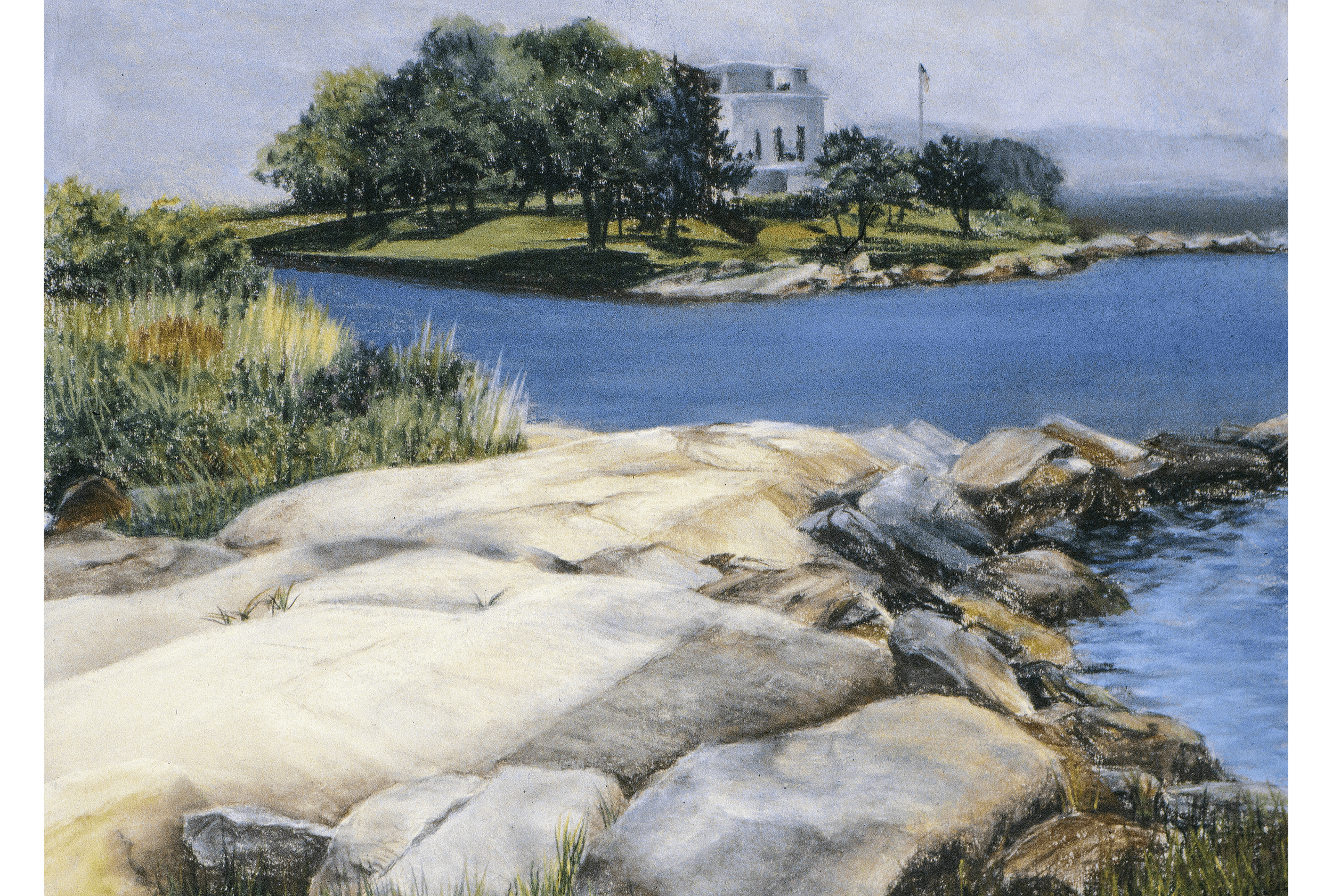  TOPIC  : Connecticut

 

 PAINTING  : Salt Acres, Stonington, Ct

 

 MEDIA  : Pastel

 

 SIZE  : 12" X 16"

 

 PRICE  : Private Collection
