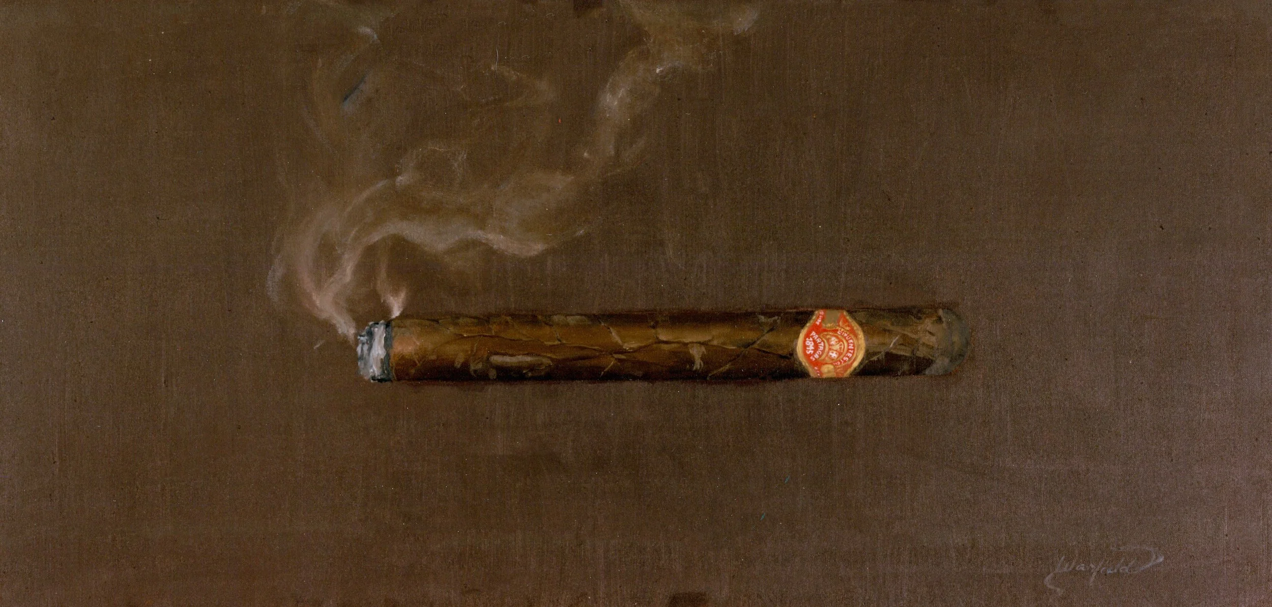  PAINTING  : Partagas Lansdale

 

 MEDIA  : Oil

 

 SIZE  : 18" X 36"

 

 PRICE  : Private Collection
