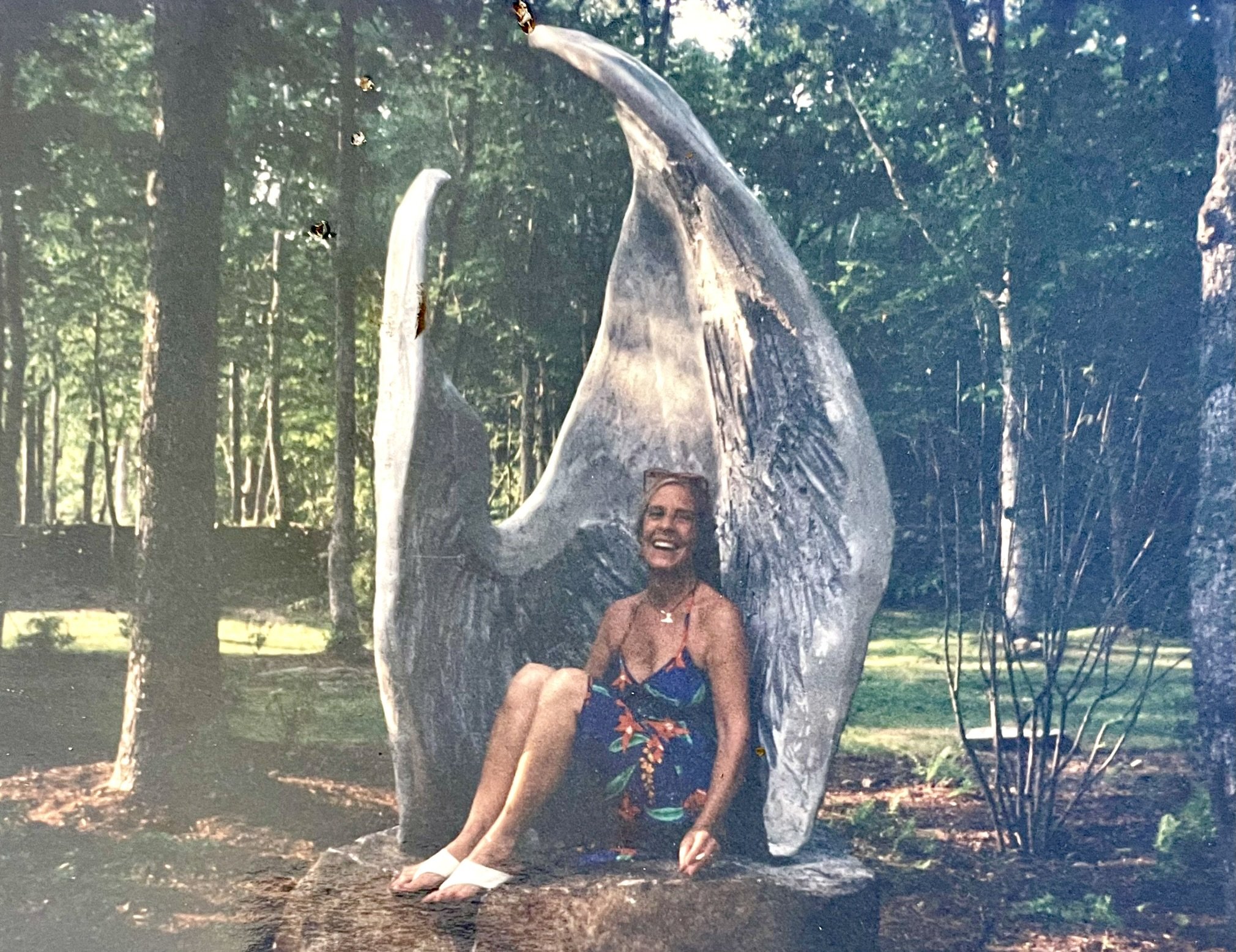  ARTIST WITH WINGS SCULPTURE 
