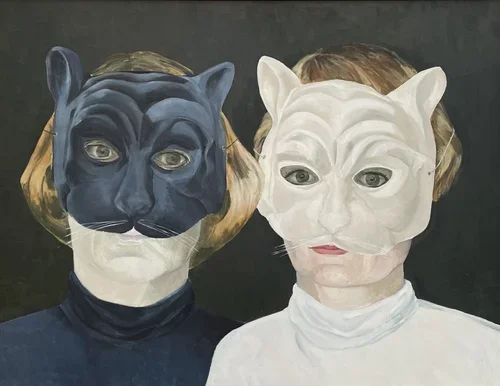  ALLEY CATS 
 

 PRICE  : $4,800
 

 SIZE  : 40" X 54"
 

 MEDIA  : OIL