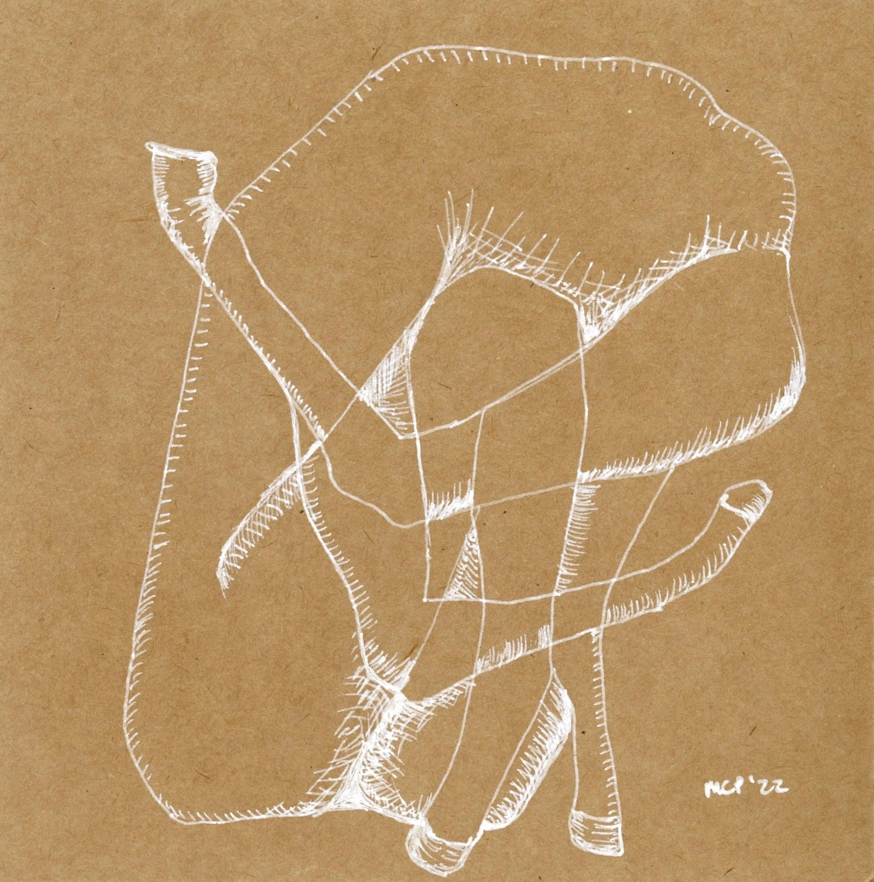  Brown Pharmakon  
6" x 6"
