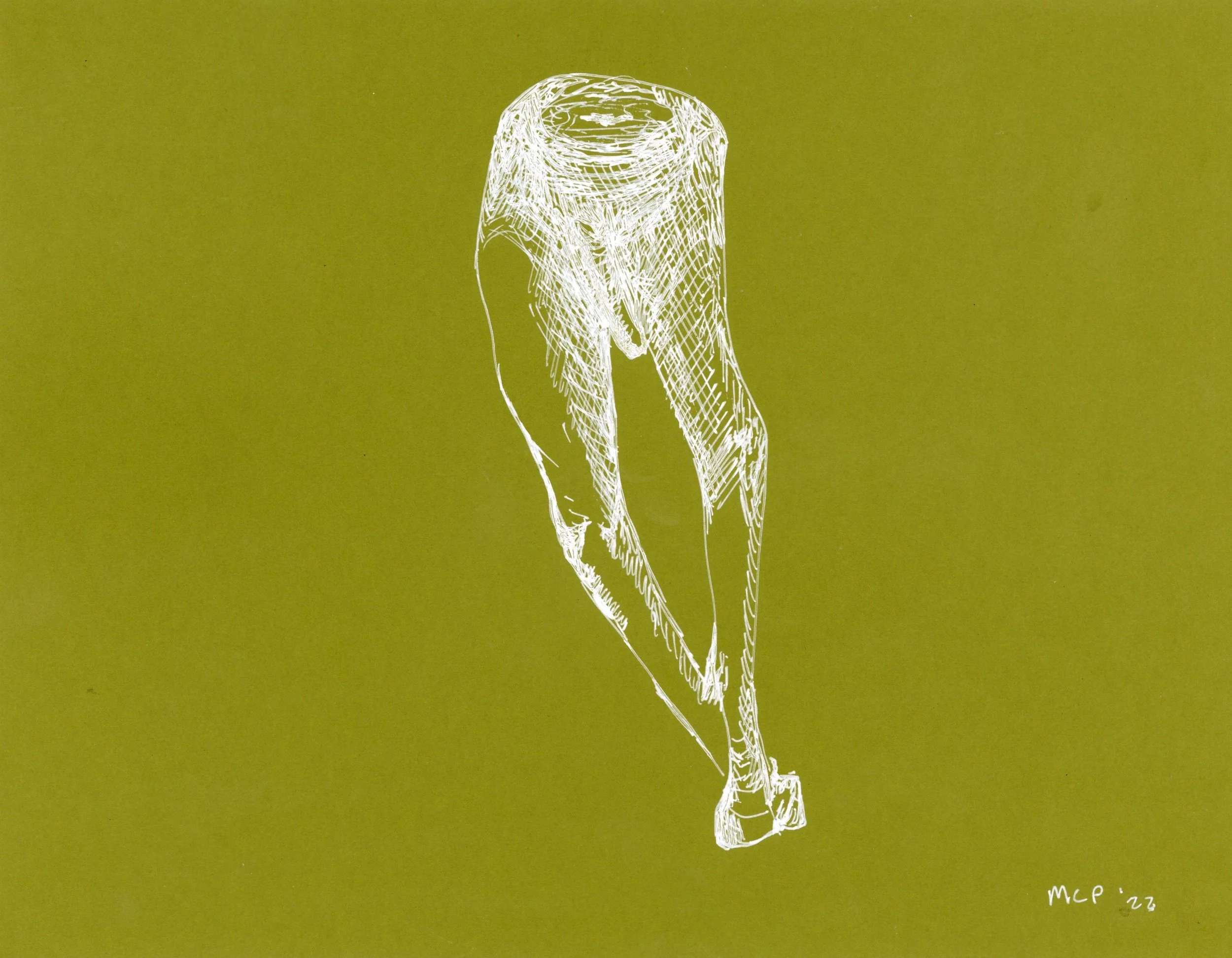  Olive Penis  
11" x 8.5"
