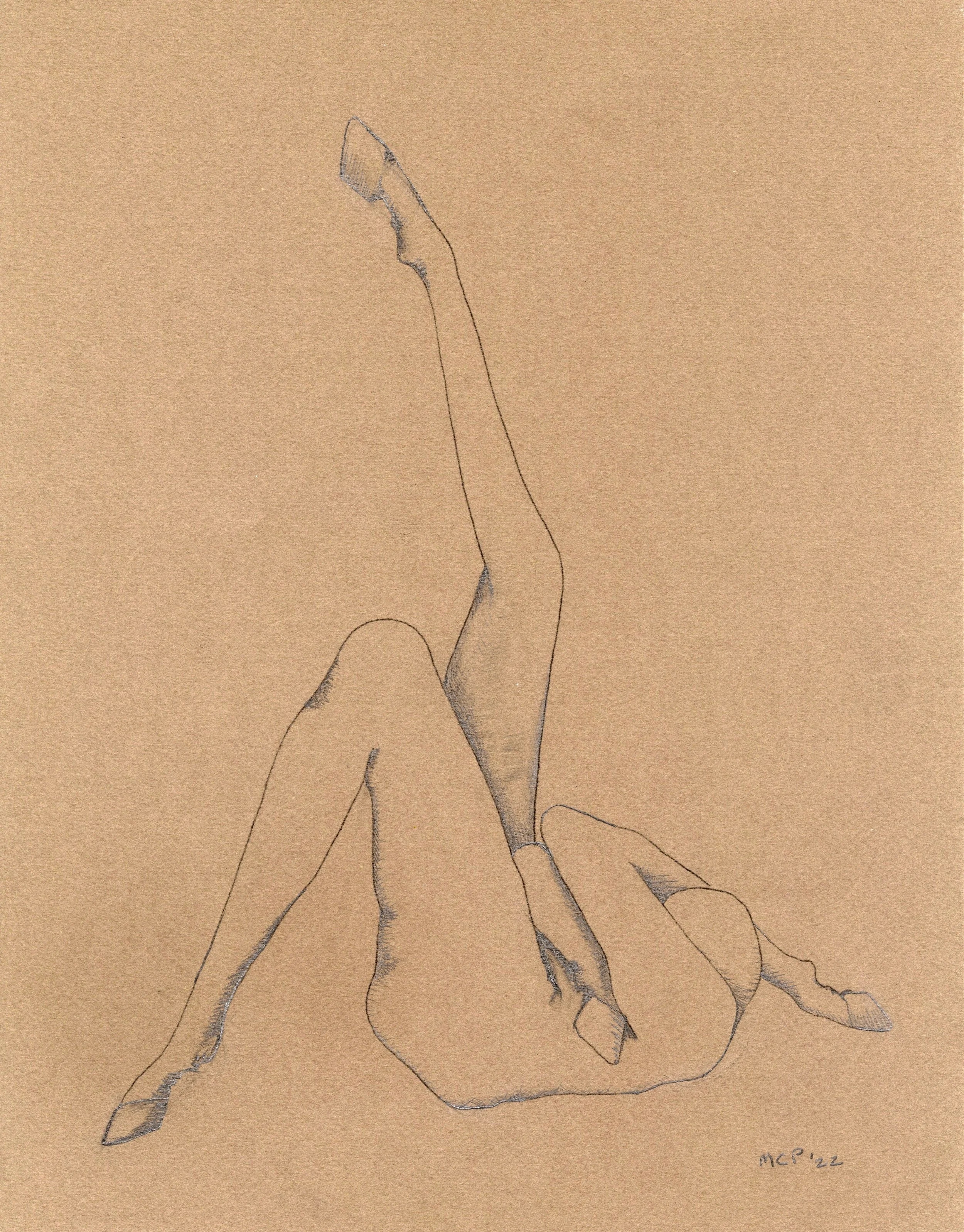  Both & Taupe Graphite  
11" x 14"