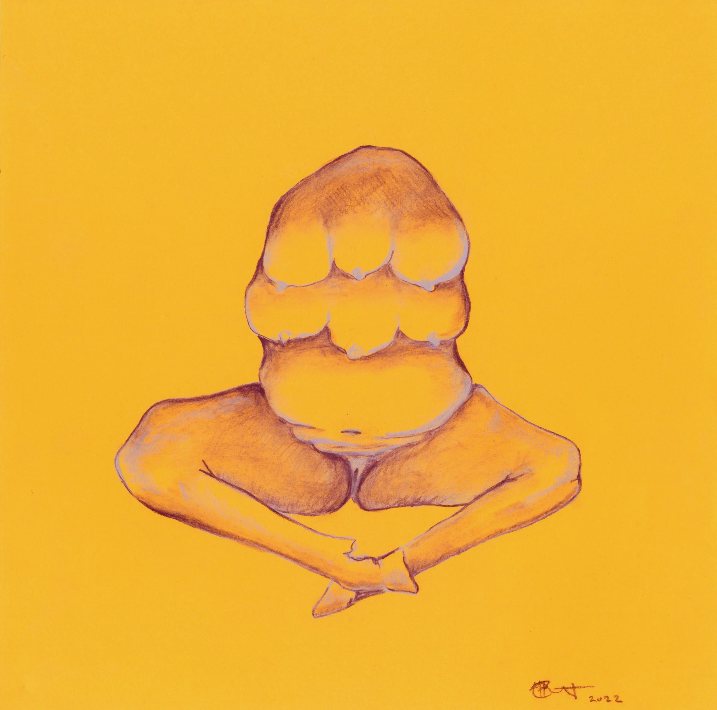  Yellow Sextet  
12" x 12"