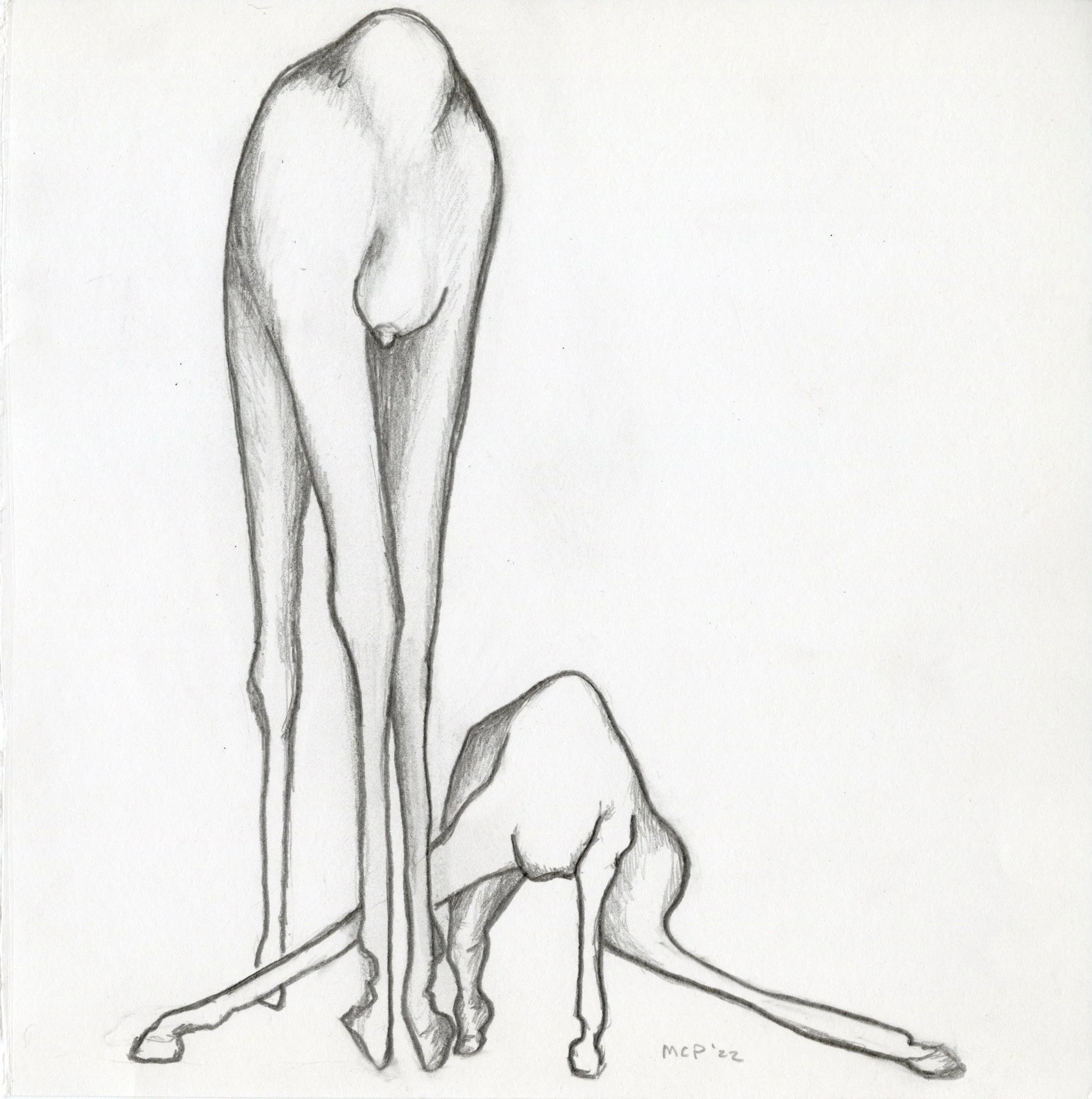  Black n White Mother & Child  
7.2" x 7"