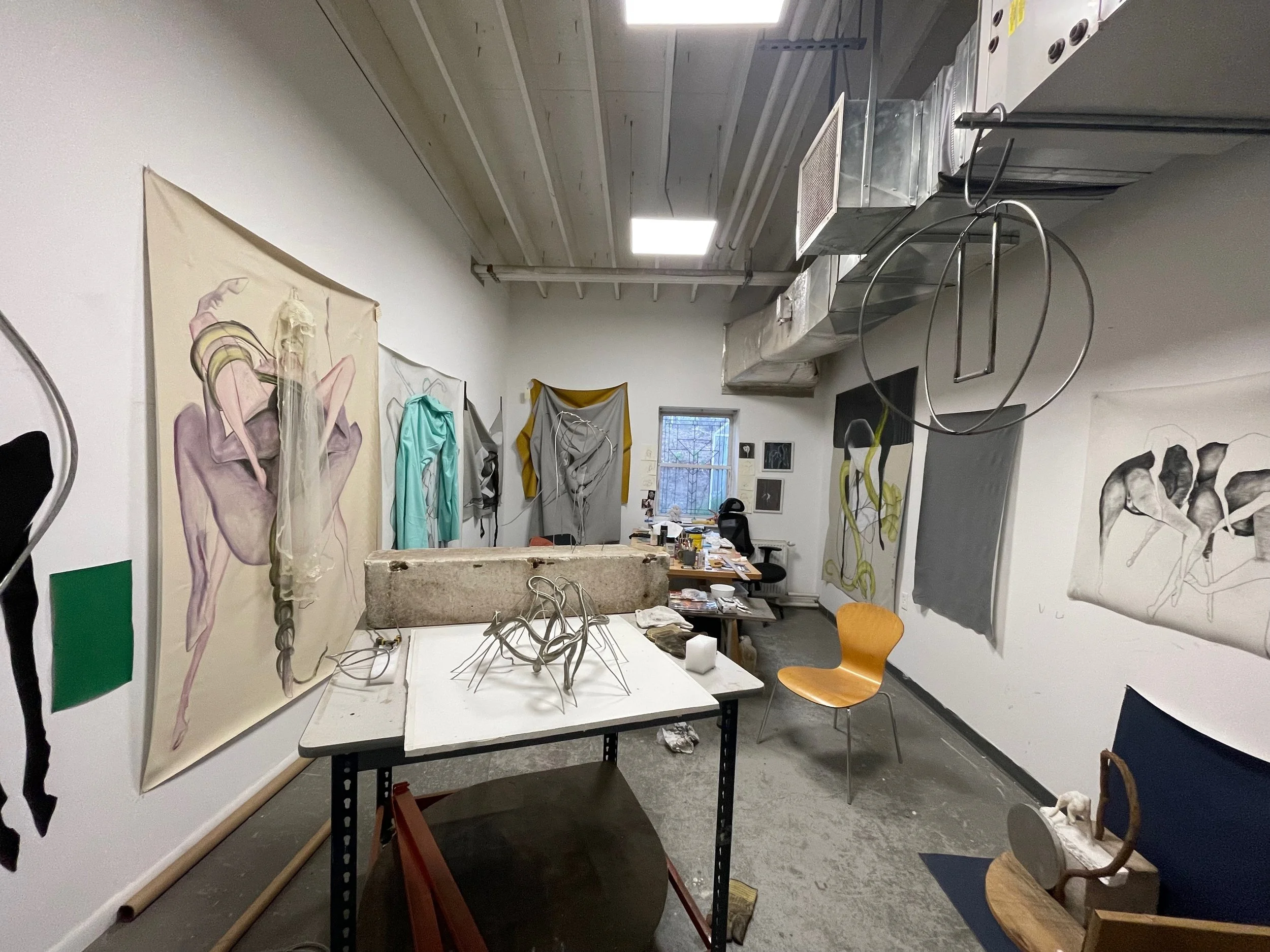 Sculpture Space Residency studio work.jpeg