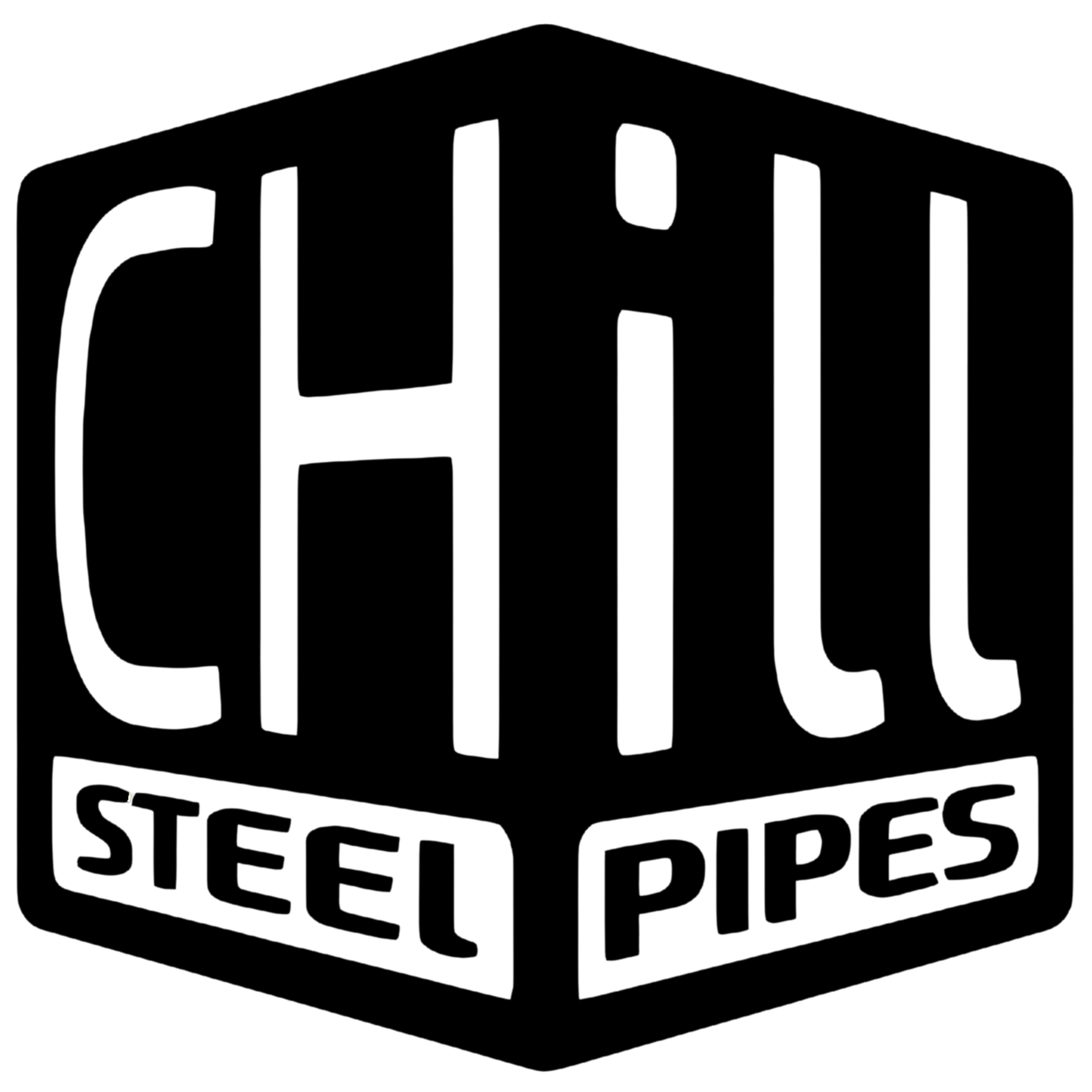 The image shows a grayscale illustration of a dinosaur skeleton, including the skull, spine, ribs, and limbs, displayed against a black background.