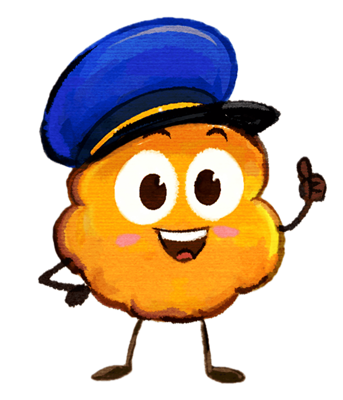 Kernel, the brave leader of the Crumby Adventures