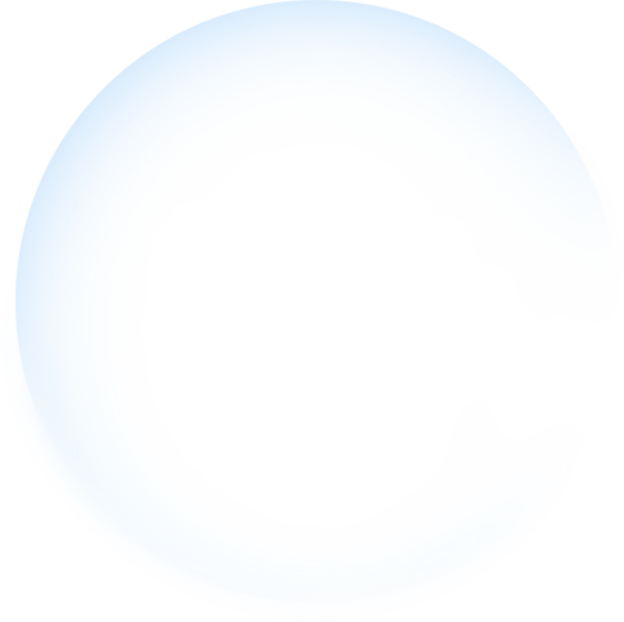 A distorted and abstract digital rendering of a globe or sphere with blue and cyan hues.