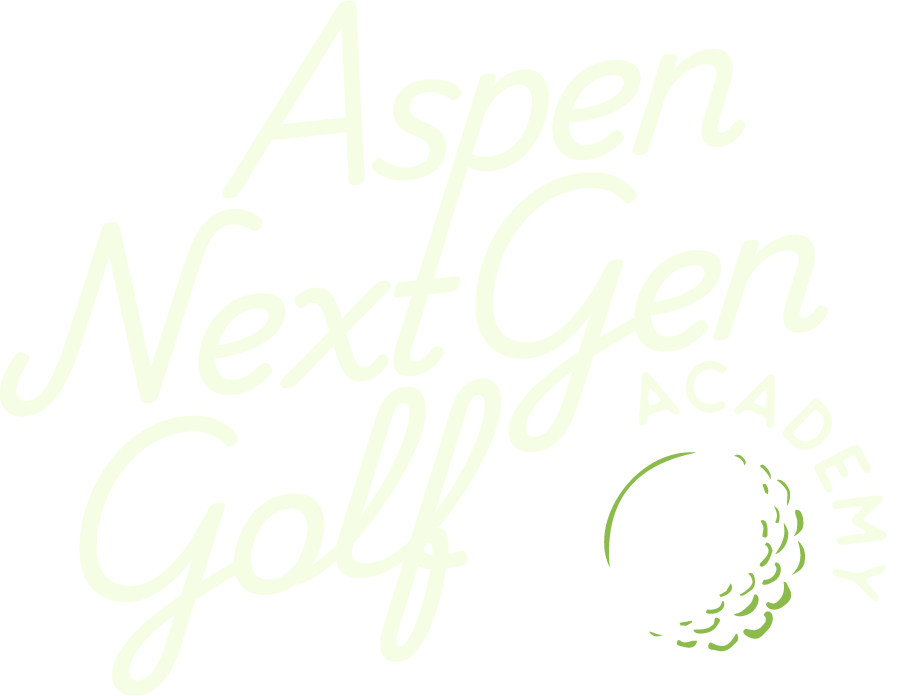 Aspen NextGen Golf Academy inverse logo