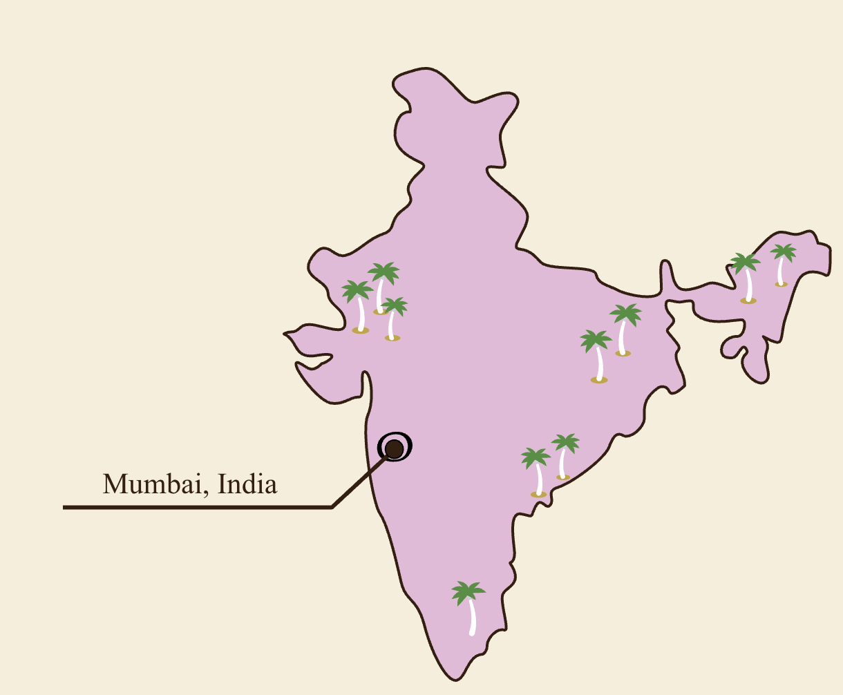 Mumbai on India Map
