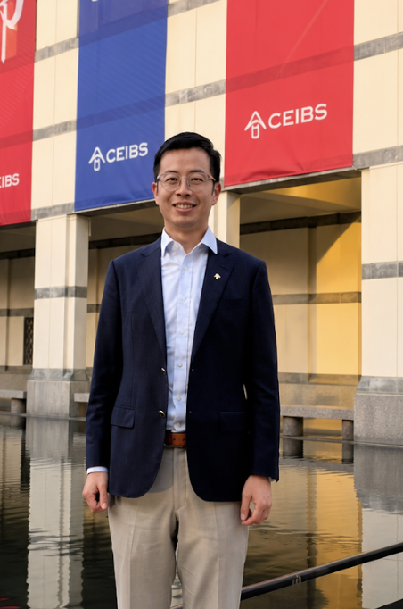 Chinese man in suit and pant