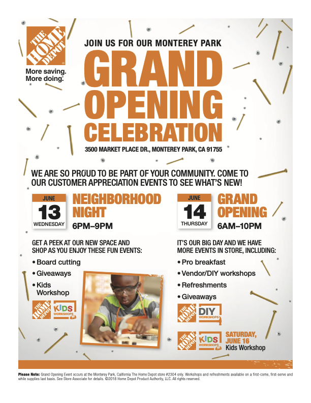 Grand Opening Flyer 2017