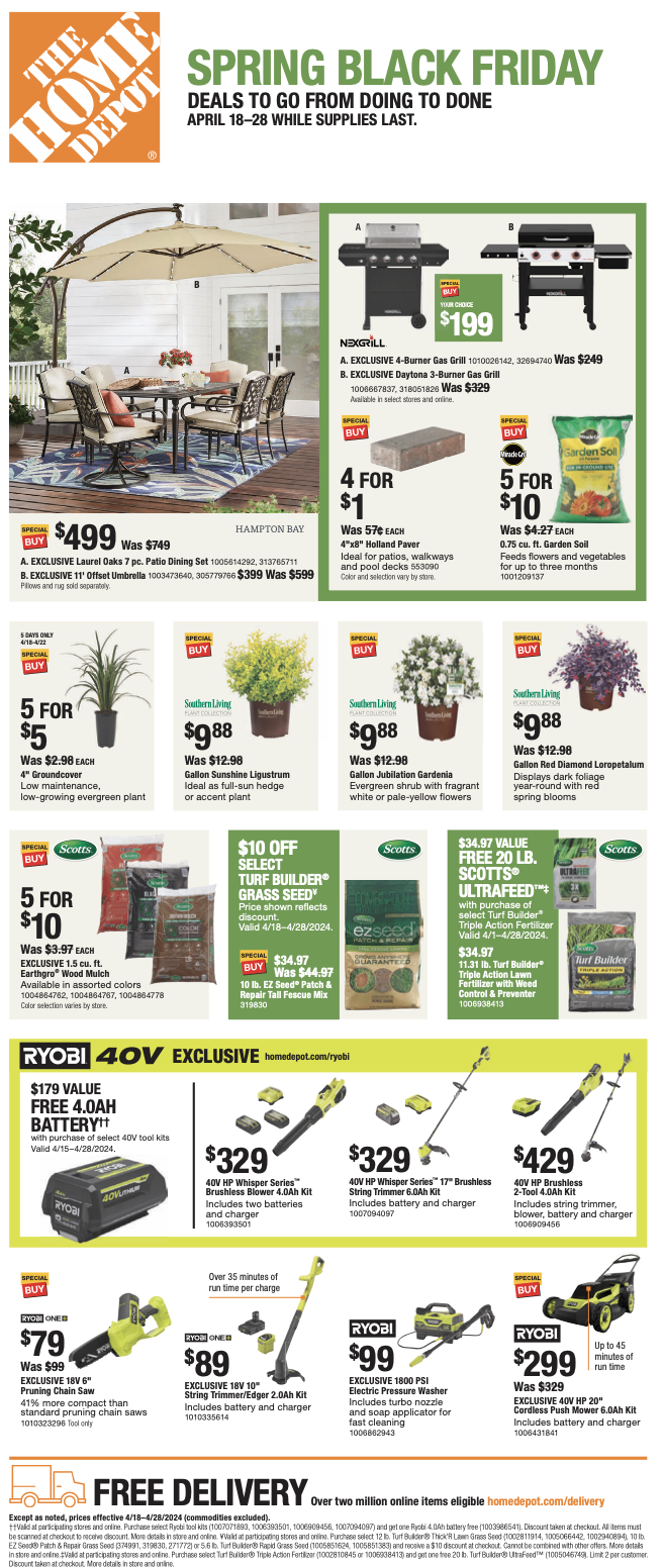 Spring Black Friday 2024