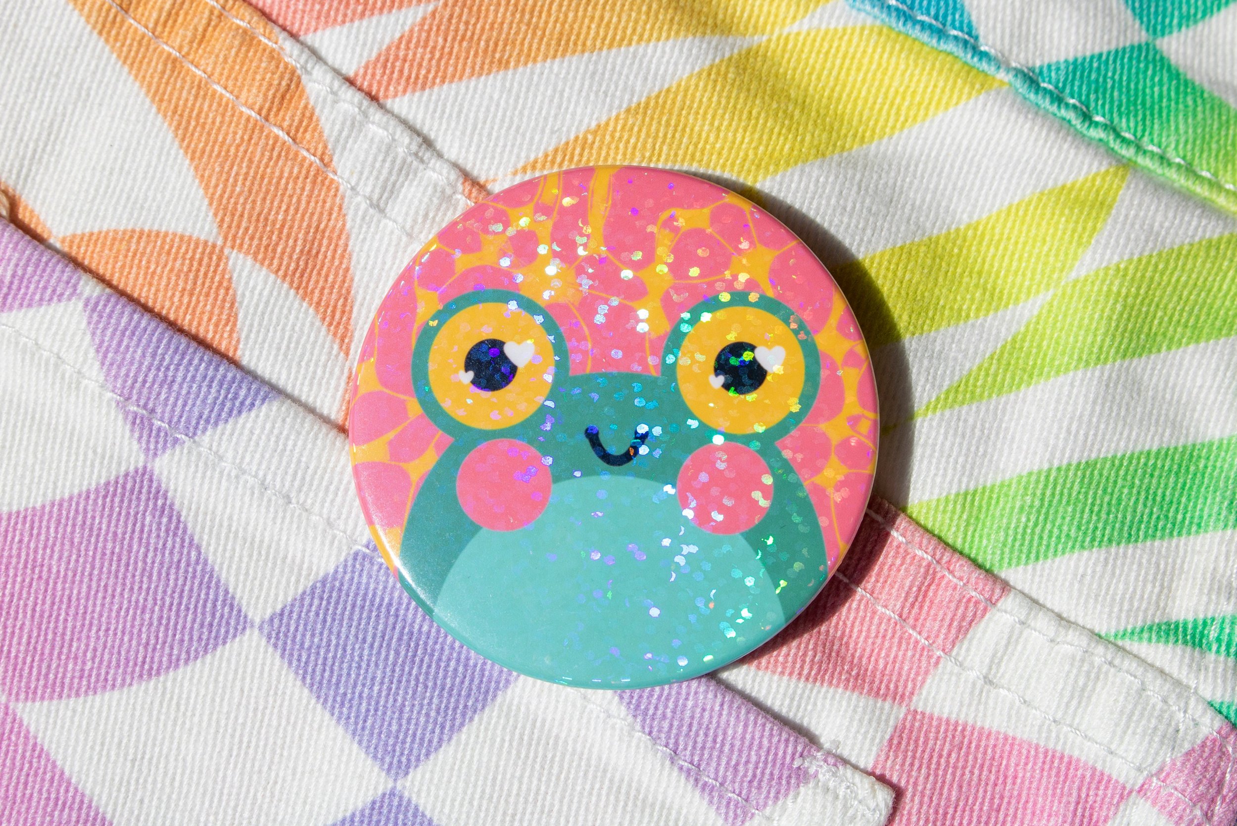 Happy Frog Button