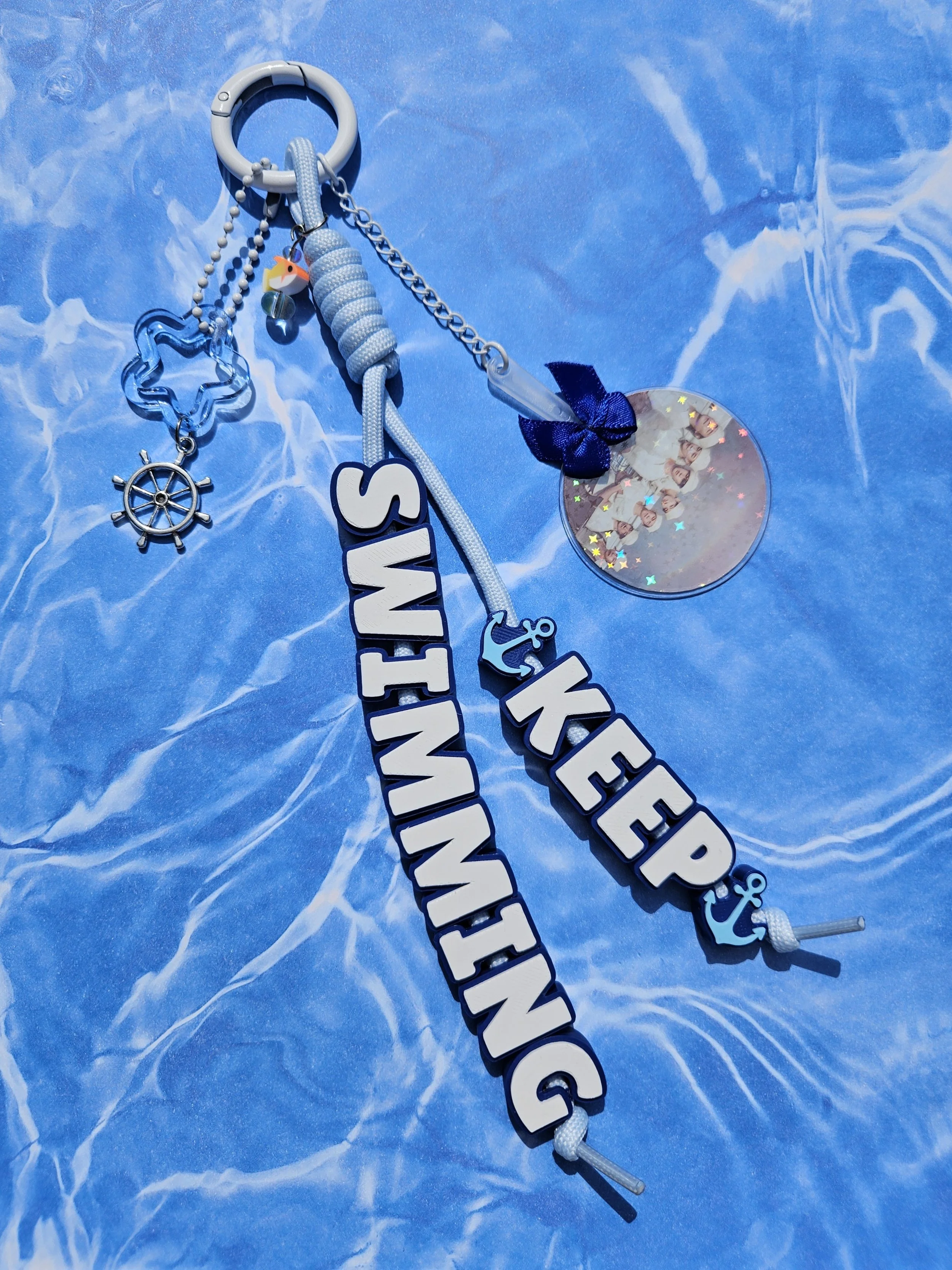 Keep Swimming Keychain