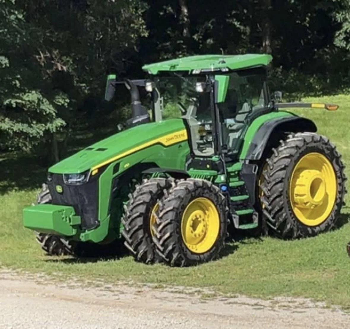 Tractor cleaned by our professional team of power washers!!