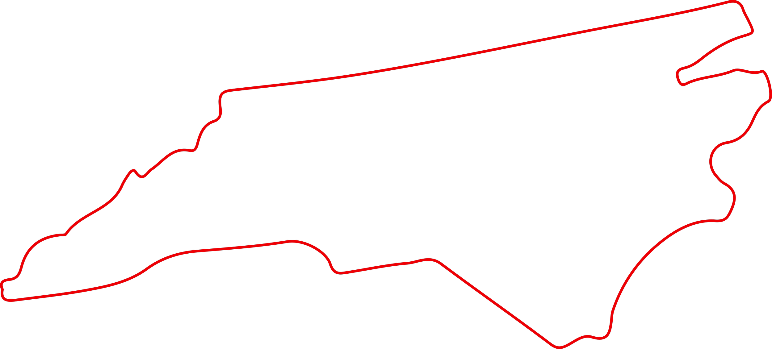 Outline of the country of Moldova with a red border outline.