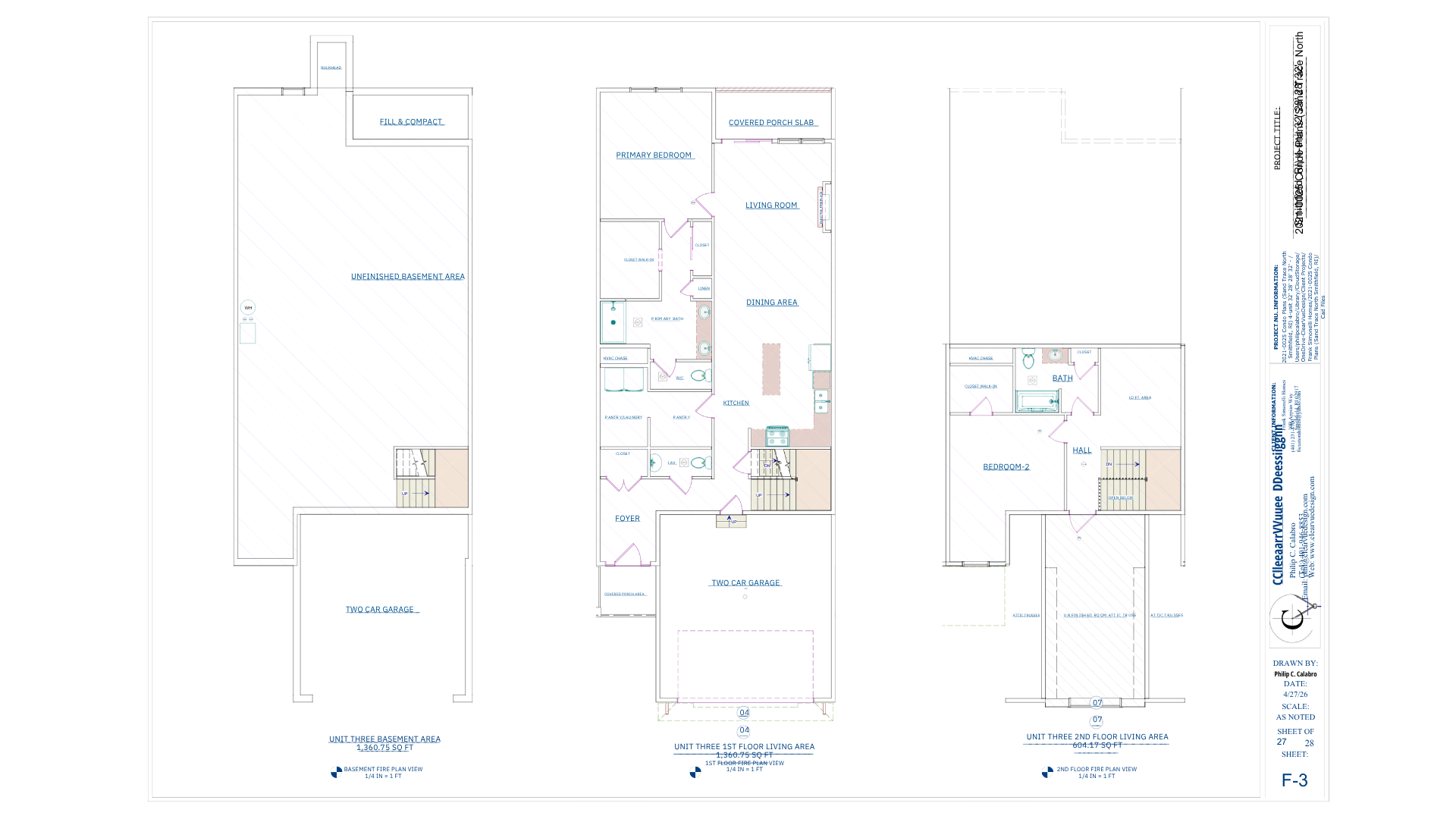 Sample Floor Plan of an Interior Unit