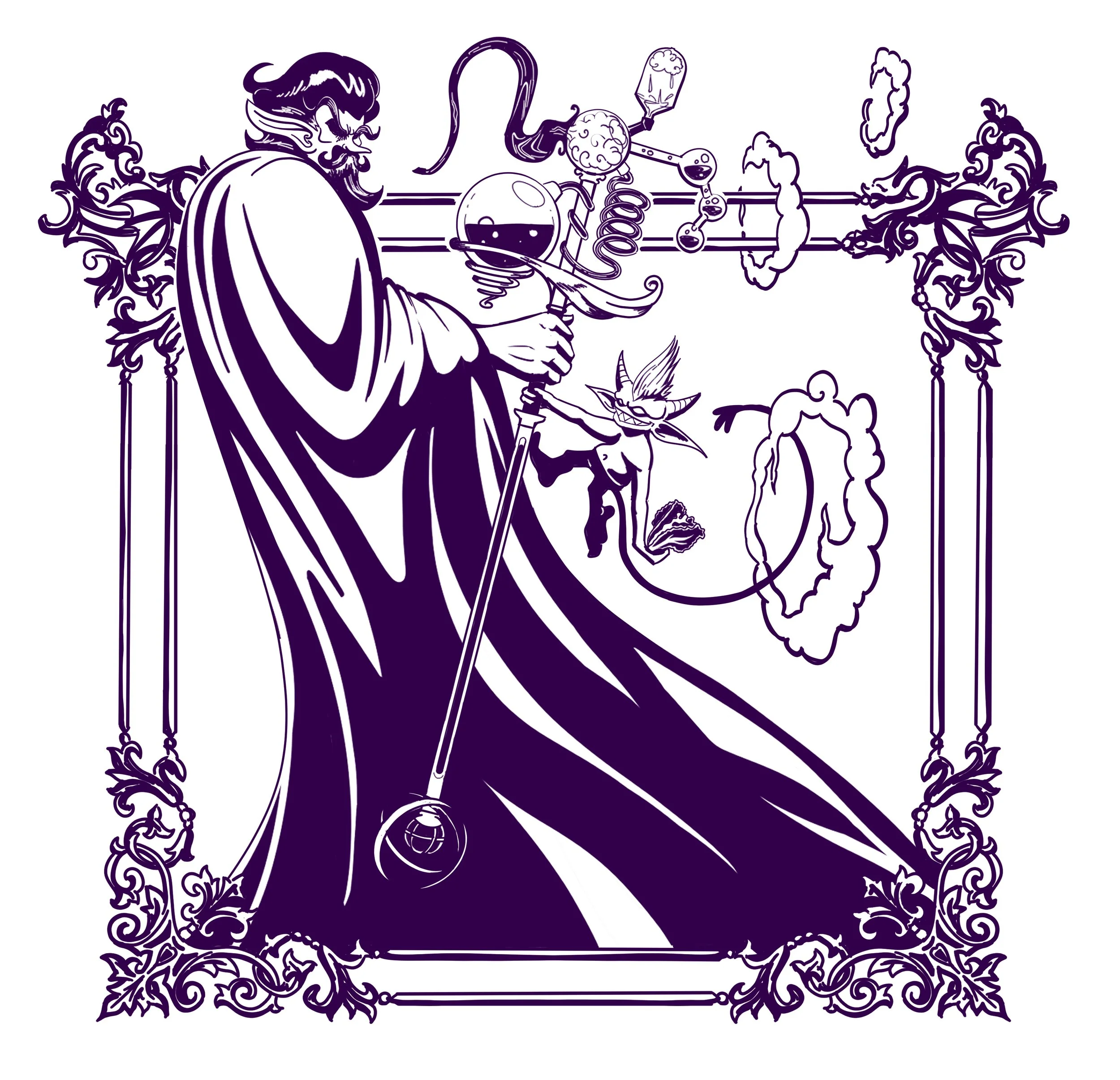 Warlock Art Print