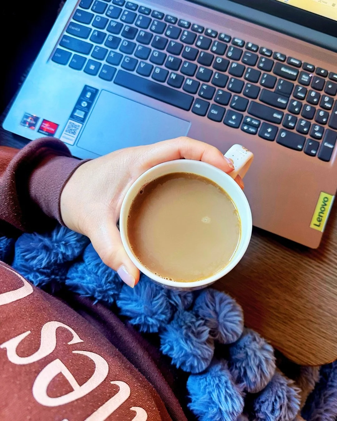 A day in the life of an indie author...writing, editing, and chugging coffee in all the moments in between and the early (pictured) and late hours.