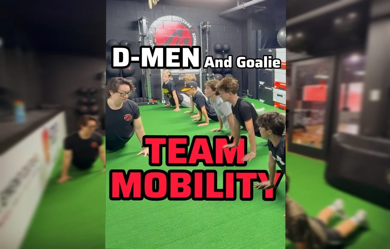 1. A strong offence starts with an impenetrable and immovable defence.

2. You build a team from the goal out and protect that goal AS A TEAM

3. Proud of these boys for coming into the @themobilitymasters studio at @thehockeyclubetc and challenging 