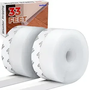 Holikme Weather Stripping Door Seal, Shower Door Seal Strip,1.8" W-33Feet