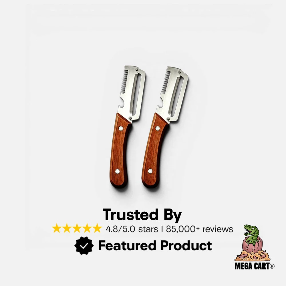 3-in-1 Stainless Steel Vegetable Peeler