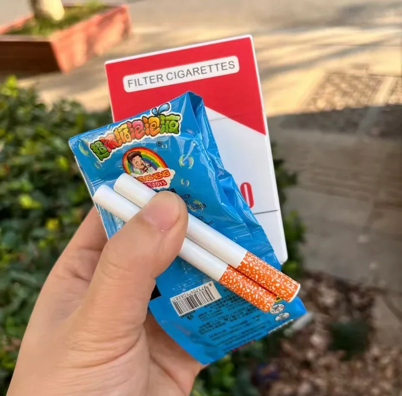 Cigarette-Shaped Bubble Toy