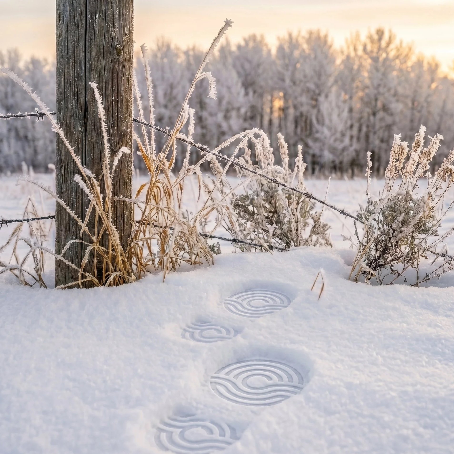 Chronos Resources' boot print in the snow